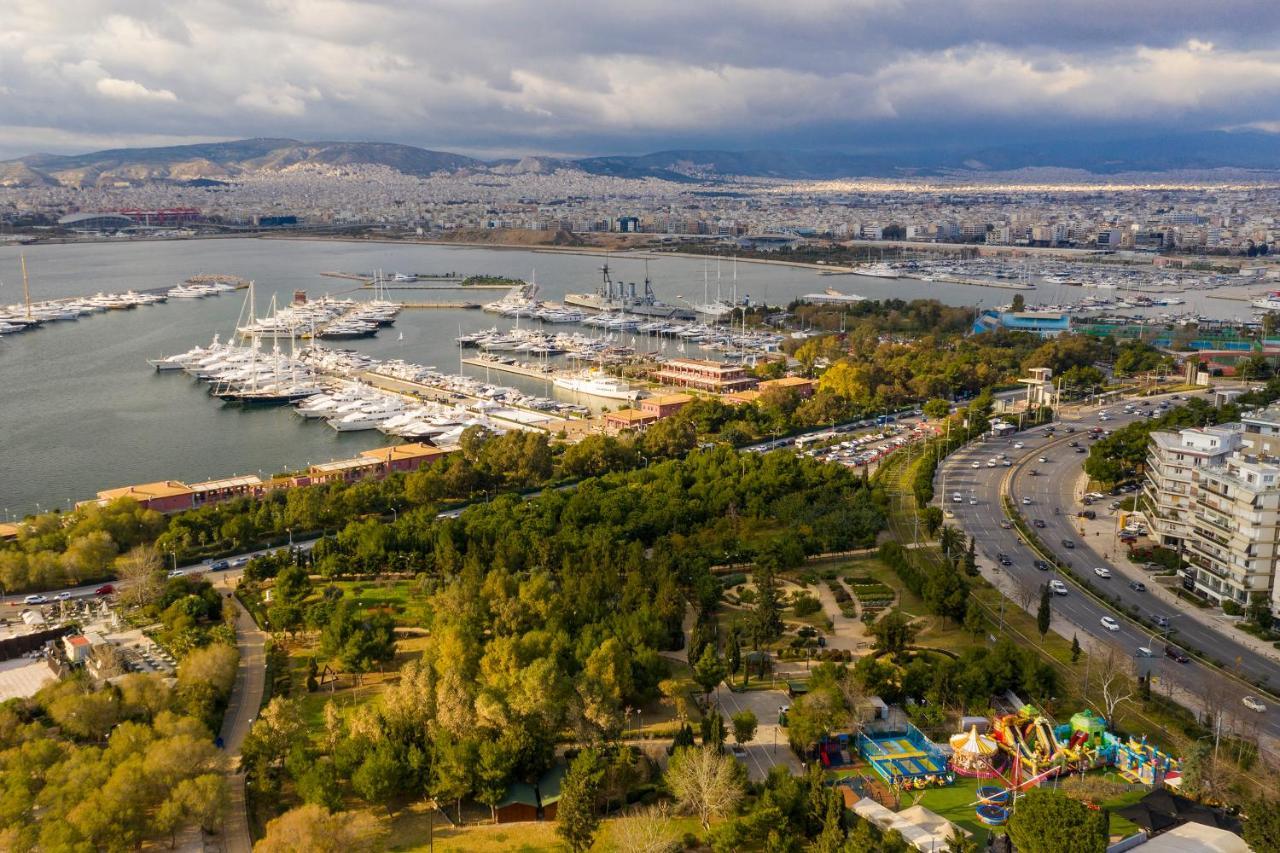 Athensblues Paleo Faliro Flisvos Marina 1 Bedroom Flat ภายนอก รูปภาพ